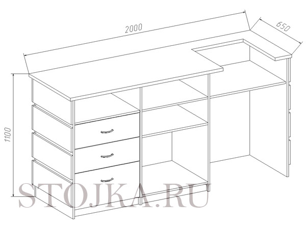 Схема кассового стола